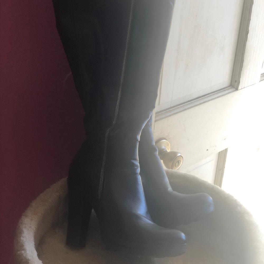 Black Leather Boots